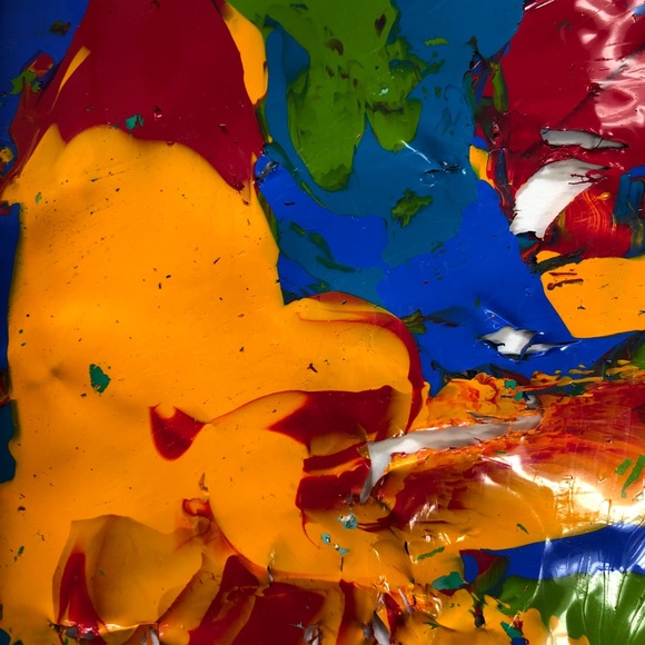 Acrylic Paint Pour Skin, colorful two sided design - Picture 7 of 8